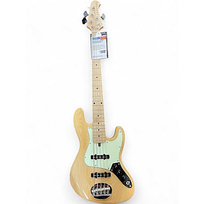 Lakland Used Lakland 55-60 Skyline Custom 5 String Natural Electric Bass Guitar