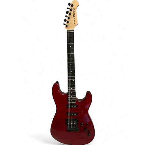 Used Lakland 65-S Red Solid Body Electric Guitar Red