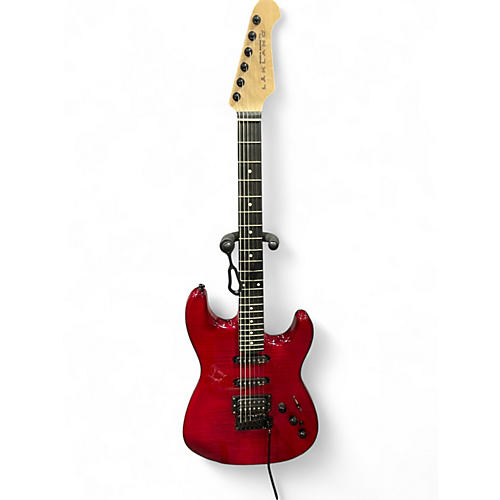 Used Lakland 65-s Skyline Candy Apple Red Solid Body Electric Guitar Candy Apple Red