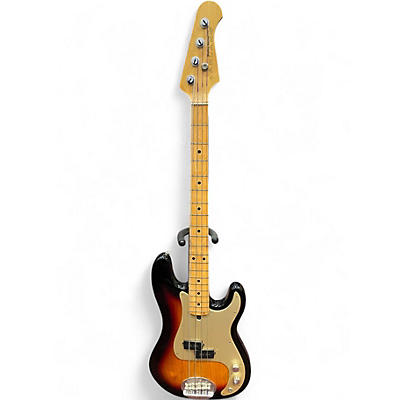 Used Lakland Bob Glaub 3 Color Sunburst Electric Bass Guitar