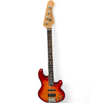 Used Lakland DELUXE 44-02 Cherry Sunburst Electric Bass Guitar