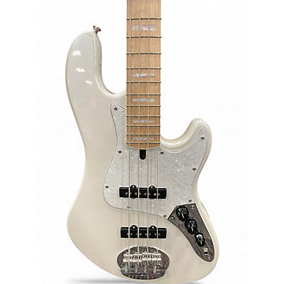 Used Lakland DJ4 Olympic Pearl Electric Bass Guitar