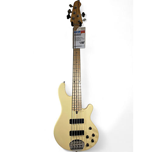 Used Lakland SKYLINE 5 STRING Antique White Electric Bass Guitar Antique White