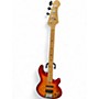 Used Lakland SKYLINE DELUXE SERIES Orange Electric Bass Guitar Orange