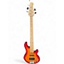 Used Lakland SKYLINE SERIES 5502 RED  Electric Bass Guitar RED