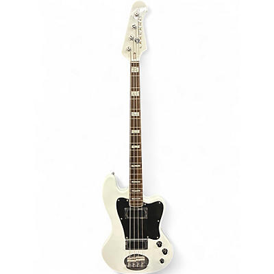 Used Lakland Skyline Decade 4 Classic White Electric Bass Guitar