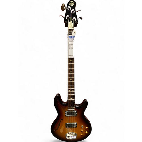 Lakland Used Lakland Skyline Hollowbody NOS 3 Color Sunburst Electric Bass Guitar 3 Color Sunburst