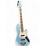 Used Lakland Skyline Series DJ4 Lake Placid Blue Electric Bass Guitar Lake Placid Blue