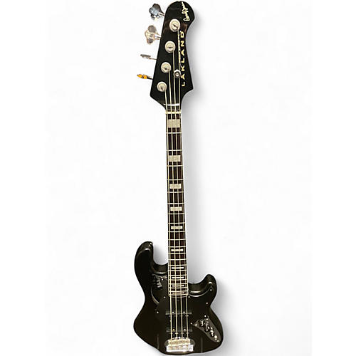 Used Lakland Skyline Series Darryl Jones Black Sparkle Electric Bass Guitar Black Sparkle