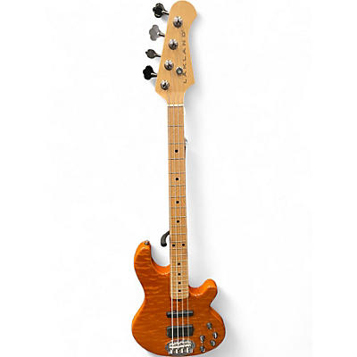 Used Lakland USA Series 44-94 Deluxe AMBER Electric Bass Guitar