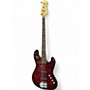 Used Lakland USA Series 44-AJ Apple Red Transparent Electric Bass Guitar Apple Red Transparent