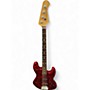 Used Lakland skyline series 44aj Crimson Red Trans Electric Bass Guitar Crimson Red Trans