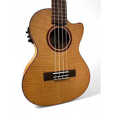 Used Lanikai FM-CET Tenor Acoustic-Electric Natural Flame Maple Ukulele