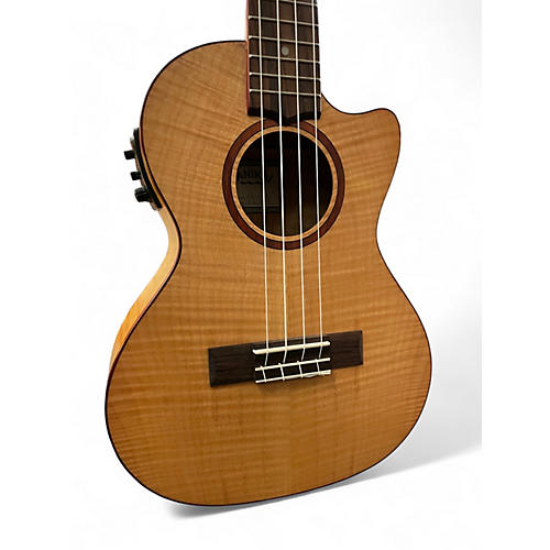 Used Lanikai FM-CET Tenor Acoustic-Electric Natural Flame Maple Ukulele Natural Flame Maple
