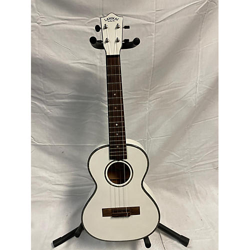 Lanikai Used Lanikai JMS-AWT2 White Classical Acoustic Guitar White