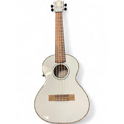 Used Lanikai JMS-EWT1 White Pearl Ukulele