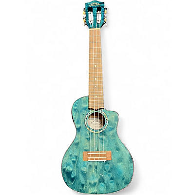 Used Lanikai QM-BLCE MAPLE BLUE STAIN Ukulele