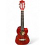 Used Lanikai QMRDCET Red Quilt Ukulele Red Quilt