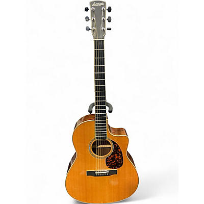Used Larrivee LV-09E Vintage Natural Acoustic Guitar