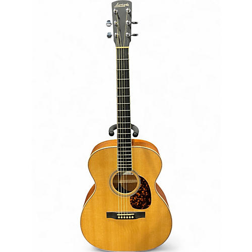 Used Larrivee OM-03 Natural Acoustic Electric Guitar Natural