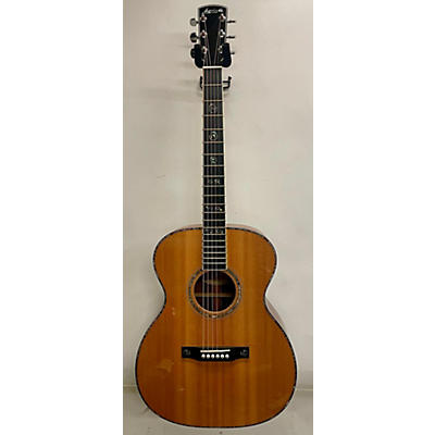 Larrivee Used Larrivee OM10 Deluxe Natural Acoustic Electric Guitar