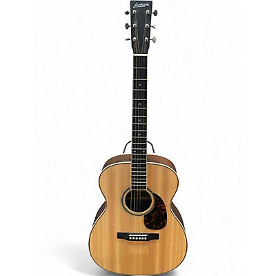 Used Larrivee OM40R Natural Acoustic Electric Guitar
