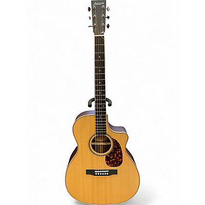 Used Larrivee OMV40R Natural Acoustic Electric Guitar