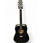 Used Lauren LA125BK Black Acoustic Guitar Black