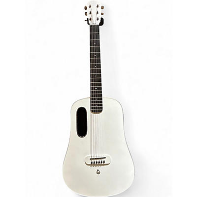 Used Lava touch Arctic White Acoustic Electric Guitar