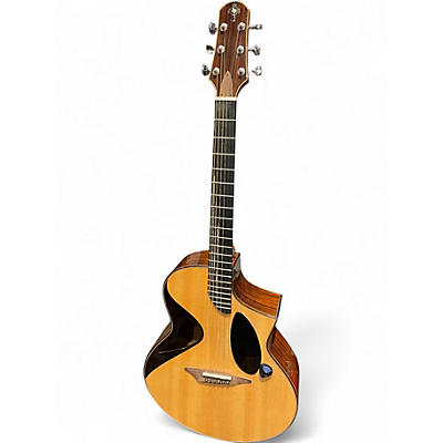 Used Lawson Guitar JD-610 Natural Acoustic Electric Guitar