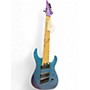 Used Legator 8 string violet Solid Body Electric Guitar violet