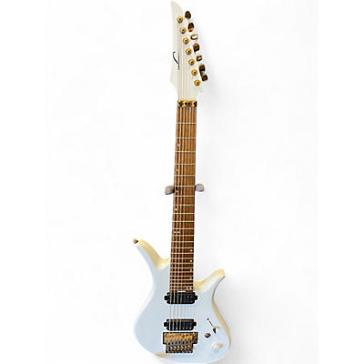 Used Legator CC7 Arctic White Solid Body Electric Guitar