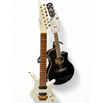 Used Legator CC7  Arctic White Solid Body Electric Guitar