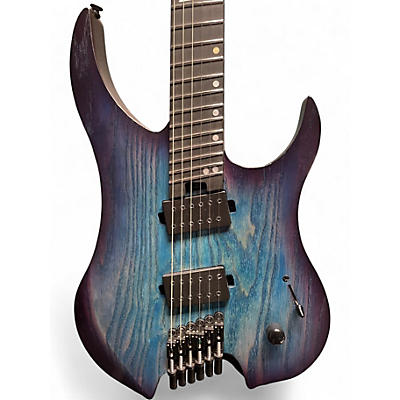 Used Legator G6FP Headless Cali Cobalt Solid Body Electric Guitar