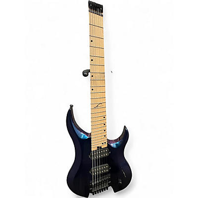 Used Legator G7FS Electron Blue Metallic Solid Body Electric Guitar