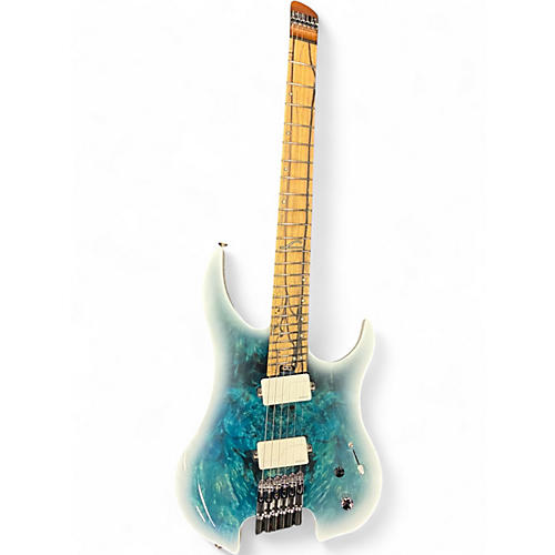 Used Legator Ghost 6 OD Multi-Scale Arctic Burst  Solid Body Electric Guitar Arctic Burst