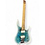 Used Legator Ghost 6 OD Multi-Scale Arctic Burst  Solid Body Electric Guitar Arctic Burst