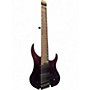 Used Legator Ghost Headless 8 Trans Purple Solid Body Electric Guitar Trans Purple