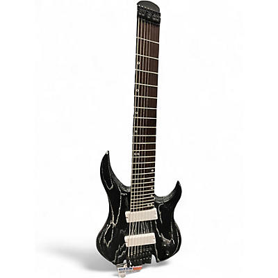 Used Legator Ghost Overdrive 8 BLACK MARBLED FINISH Solid Body Electric Guitar