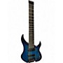 Used Legator Ghost Overdrive 8 Multi Scale Blue Solid Body Electric Guitar Blue