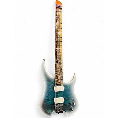 Used Legator Ghost Overdrive G6FOD Multiscale Artic Blue Solid Body Electric Guitar