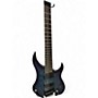 Used Legator Ghost Performance 7 Multi Scale Blue Burst Solid Body Electric Guitar Blue Burst