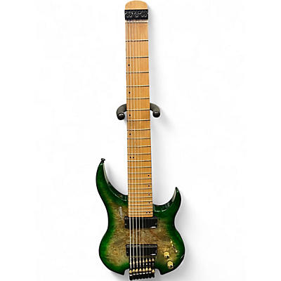 Used Legator Ghost Performance 8 Emerald Green Solid Body Electric Guitar