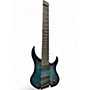 Used Legator Ghost Performance 8 Multi Scale Blue Burst Solid Body Electric Guitar Blue Burst
