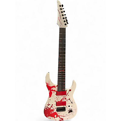 Used Legator N7 Slaughter Series White Solid Body Electric Guitar