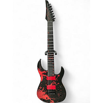 Used Legator N7CS NINJA SLAUGHTER 7 demolished black Solid Body Electric Guitar