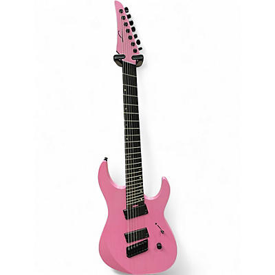 Used Legator N7FP Flamingo Pink Solid Body Electric Guitar