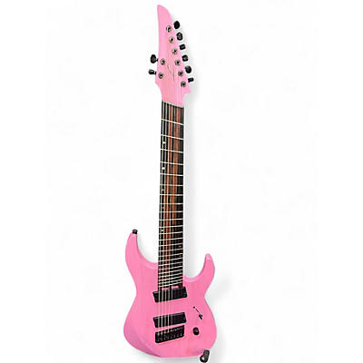 Used Legator N8FP 8-STRING Flamingo pink Solid Body Electric Guitar