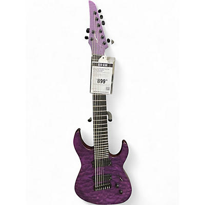 Used Legator N8FP QUILTED PURPLE Solid Body Electric Guitar