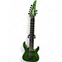 Used Legator N8SS Green Flame Solid Body Electric Guitar Green Flame